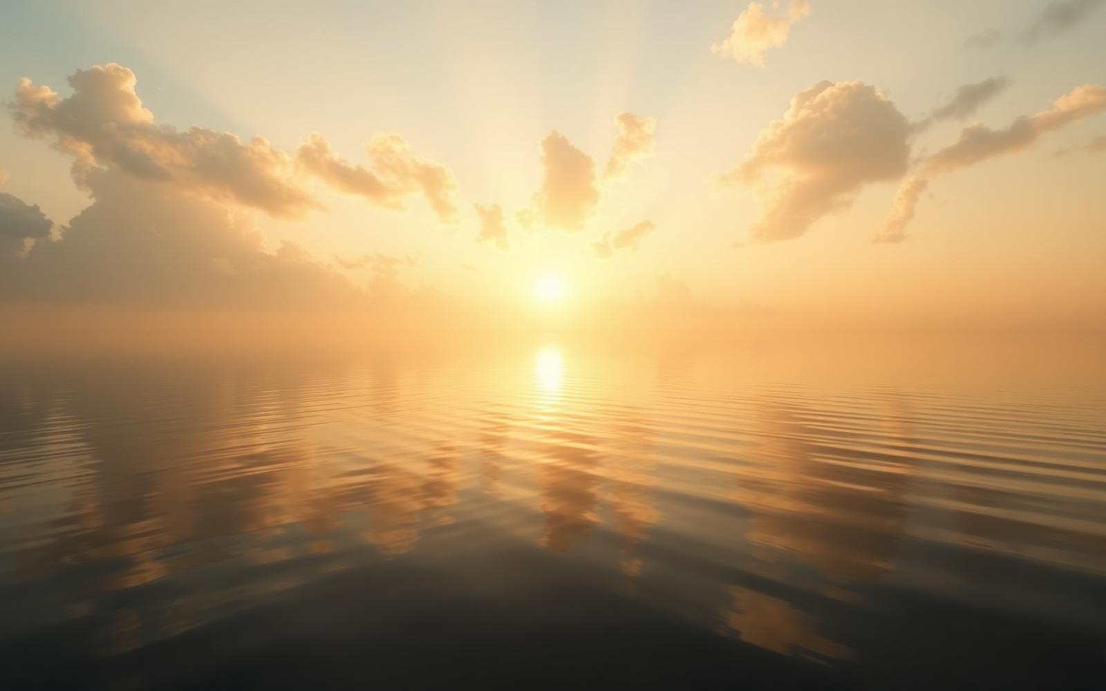 Peaceful sunrise over calm water — hope and renewal in Christian counseling
